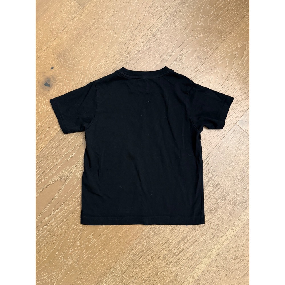 Psycho Bunny Kids Black Pima Cotton Graphic T-Shirt Bunny Skull Logo Size 5-6 XS - Picture 4 of 4